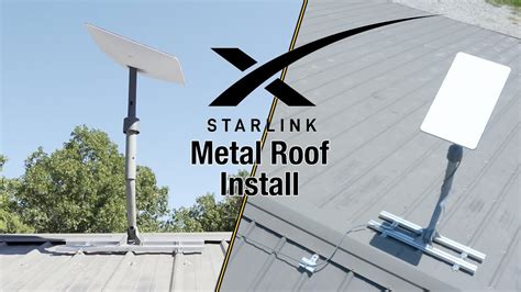 satellite dish for metal roof